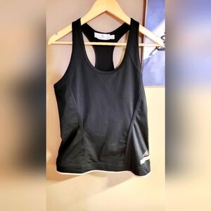 Black Racerback Tank, size L Adidas by Stella McCartney